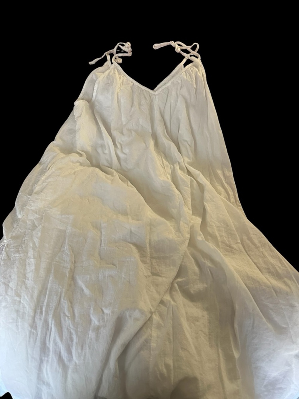 NWOT Old Navy White XXL sundress with shoulder tie straps